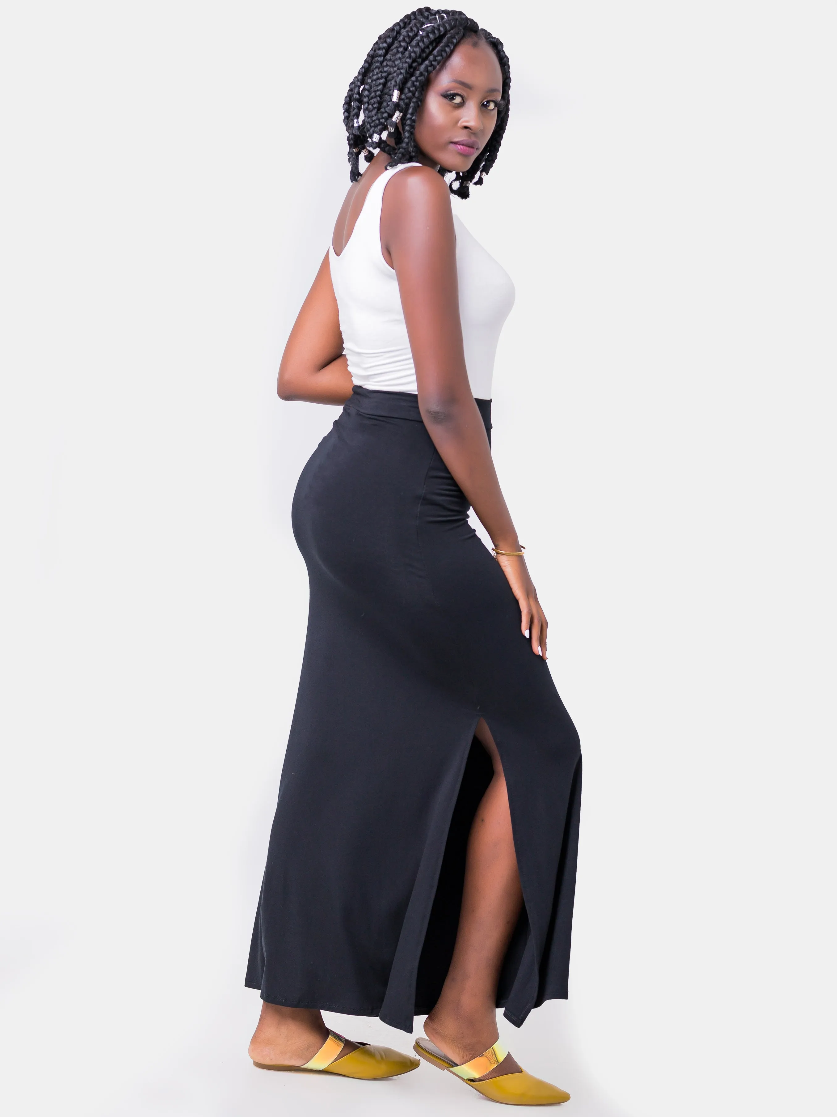 Vivo Lucille Maxi Skirt - Black
