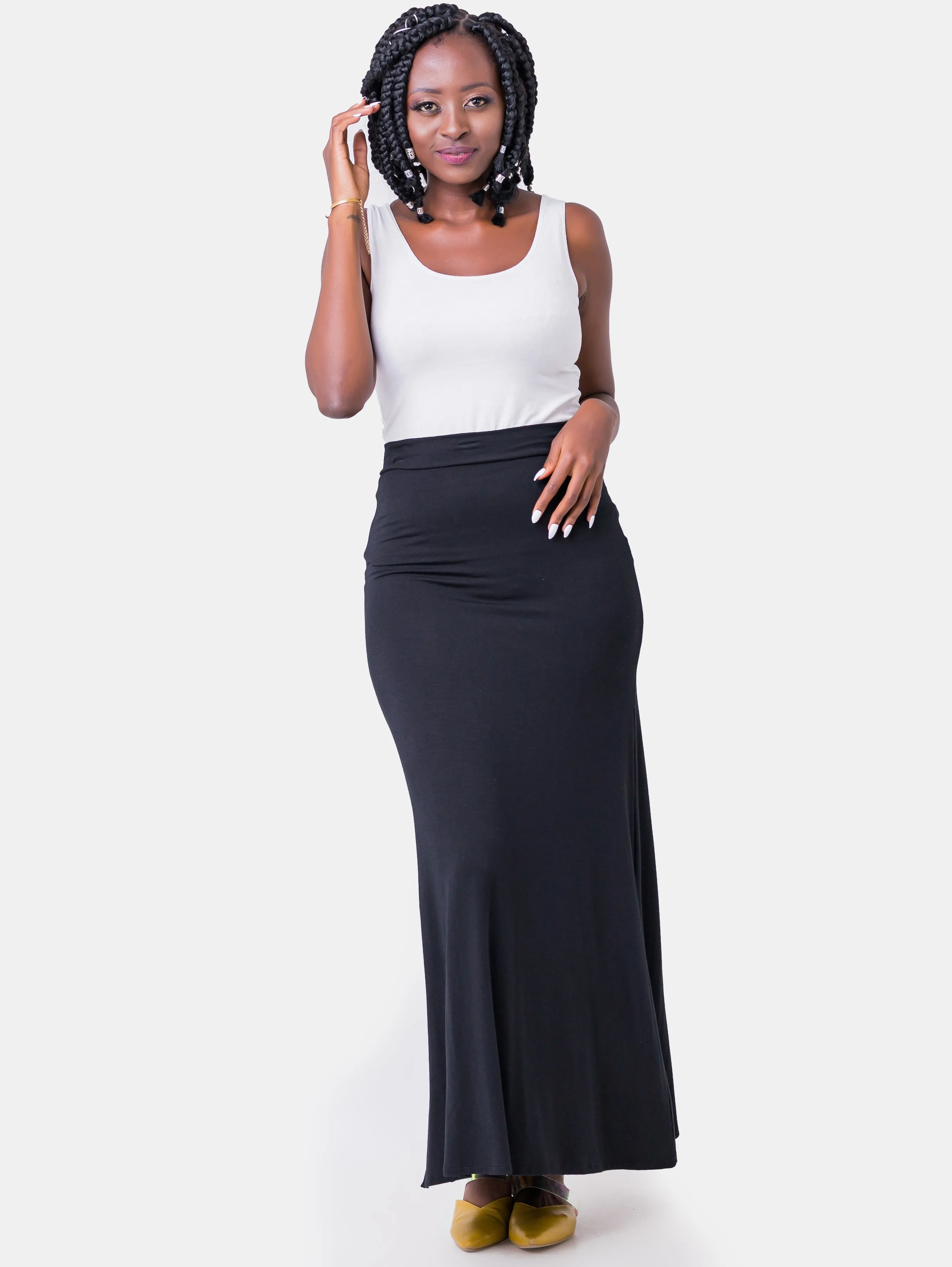 Vivo Lucille Maxi Skirt - Black