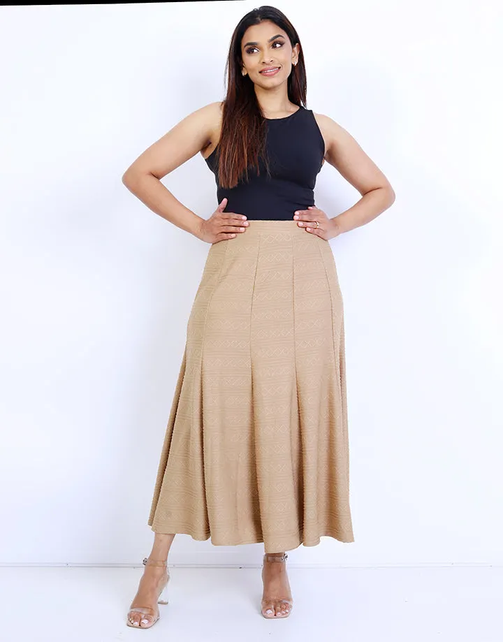 Waist Flared Skirt with 10 Pieces