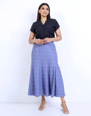 Waist Flared Skirt with 10 Pieces