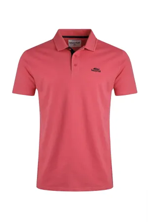 Weird Fish L Dark Pink Organic Pique Polo Shirt - 202773