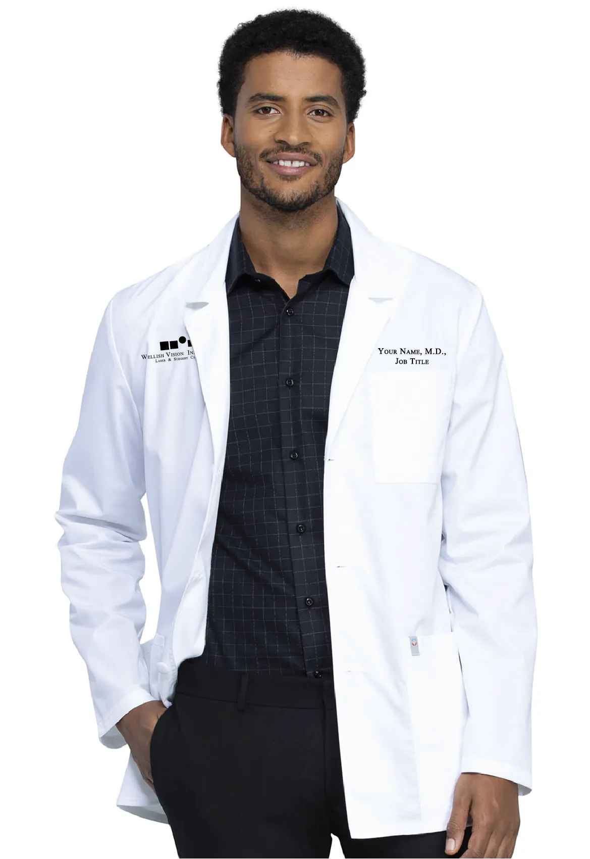 Wellish Vision - Cherokee Men's 32" Consultation Lab Coat