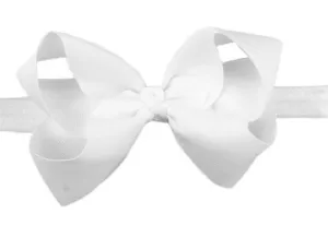 White Bow Headband