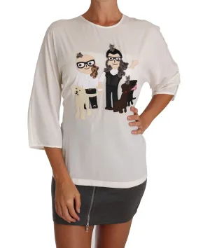 White Silk #dgfamily T-shirt