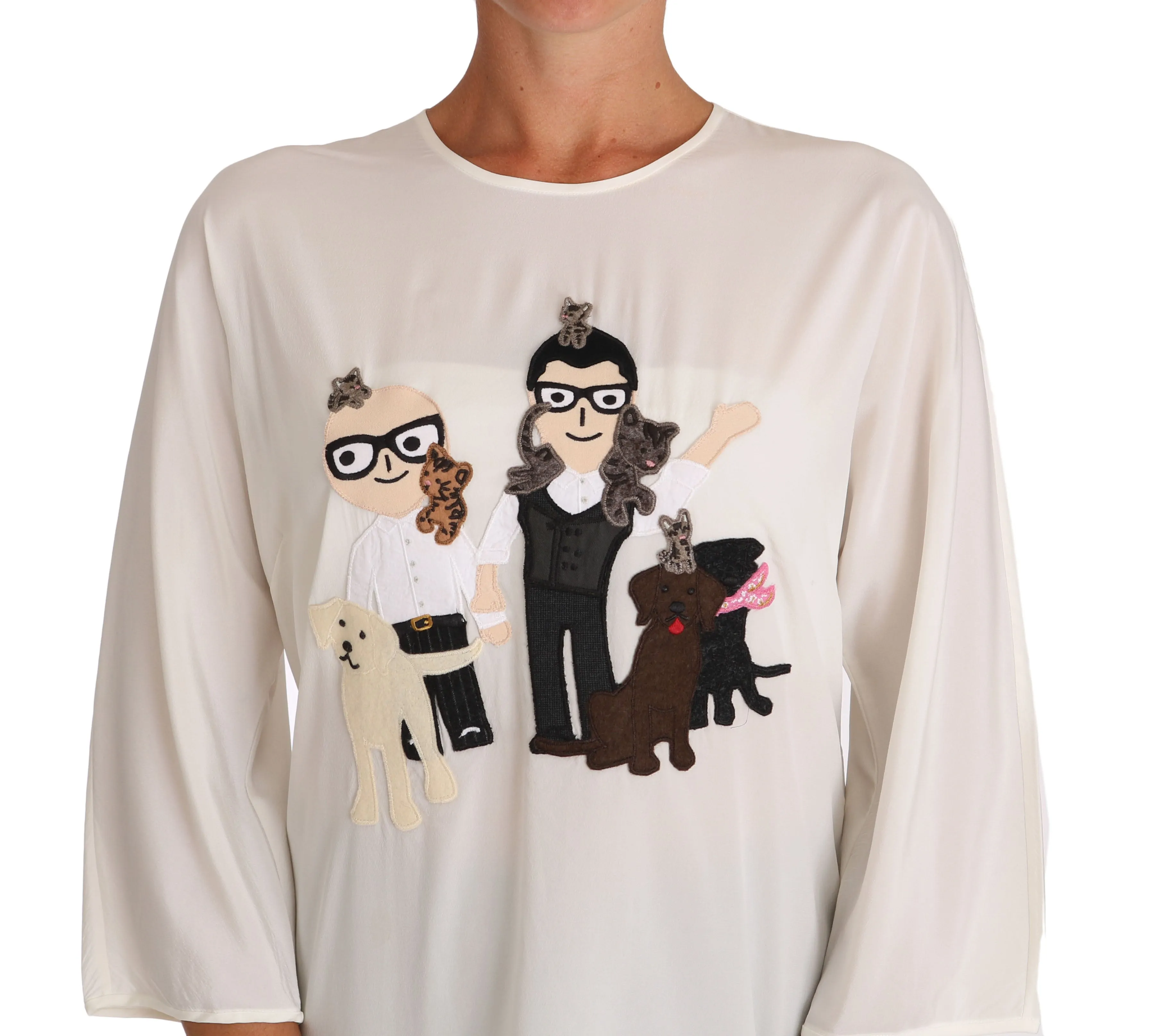 White Silk #dgfamily T-shirt