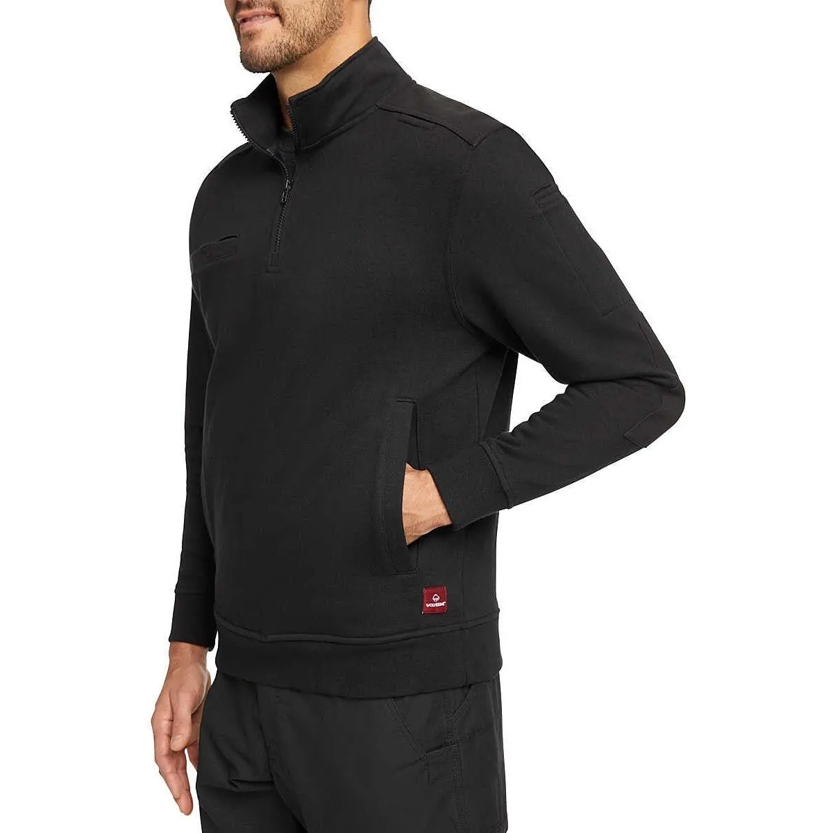 Wolverine Men's Quarter Zip Job Shirt - Black - W1208220-003