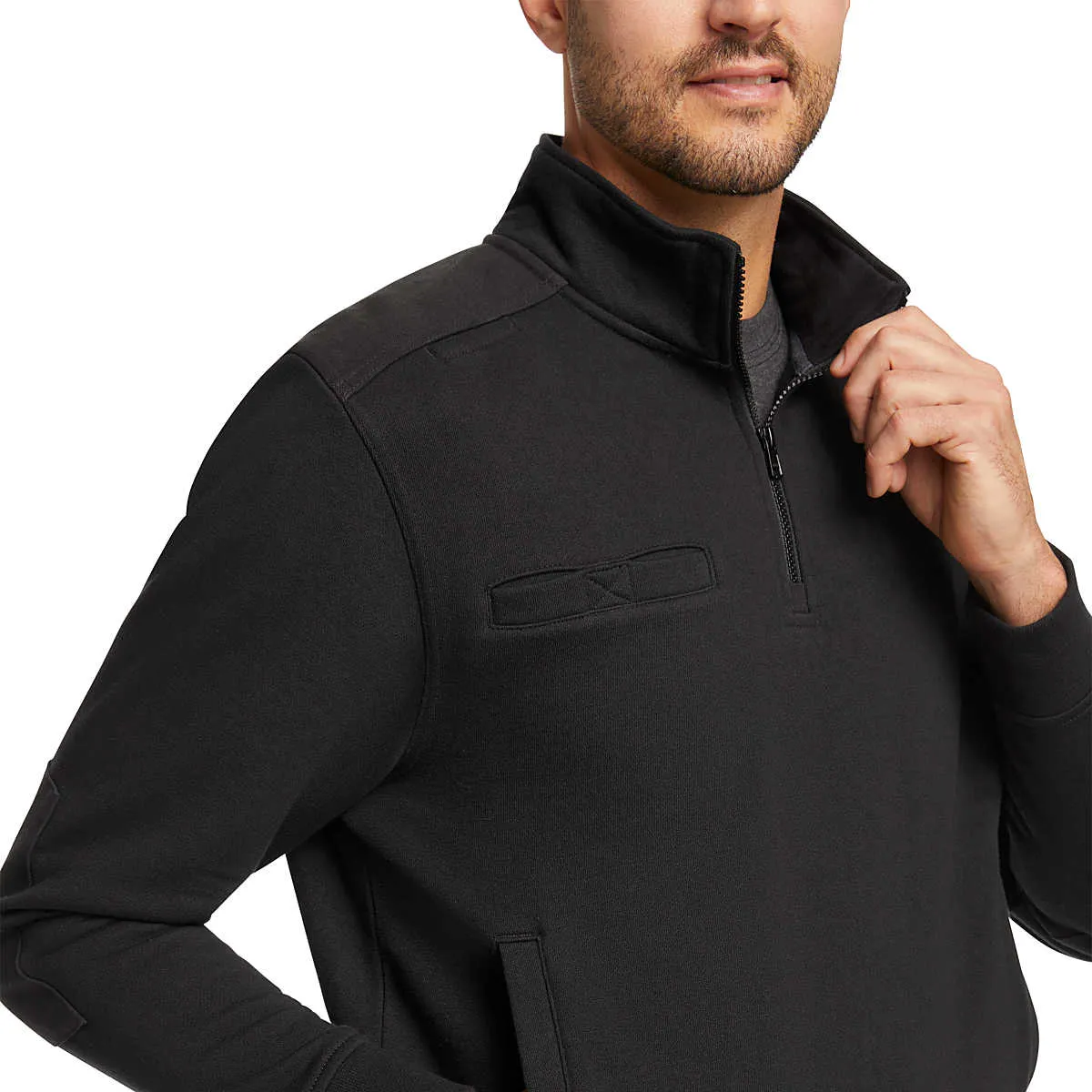 Wolverine Men's Quarter Zip Job Shirt - Black - W1208220-003
