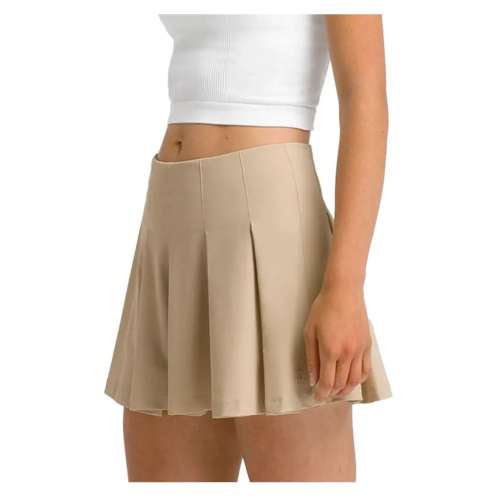 Women`s Classic Pleated Mini Tennis Skort Safari