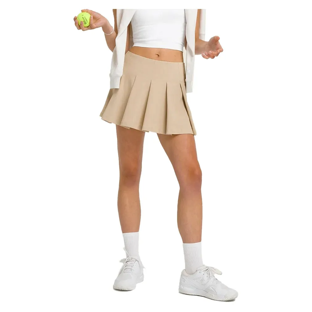 Women`s Classic Pleated Mini Tennis Skort Safari