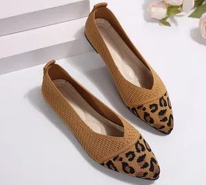 Women's - Leopard Print Shoes - Comfortable Casual Footwear - Trendy Animal Pattern - Stylish Everyday Shoes
