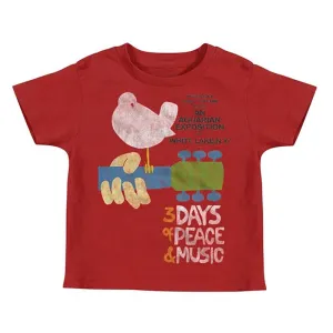 Woodstock Festival Poster Toddler Kids Child T-Shirt