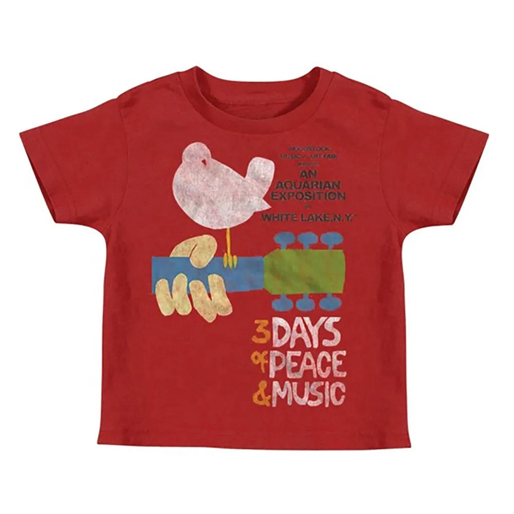 Woodstock Festival Poster Toddler Kids Child T-Shirt