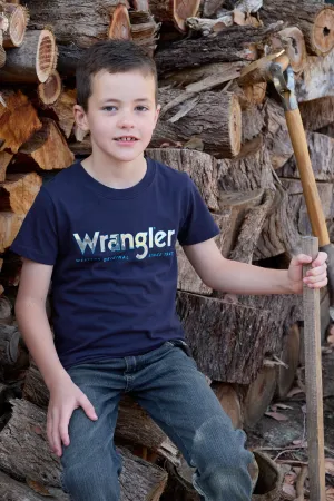 Wrangler Boys Nico SS Tee Navy