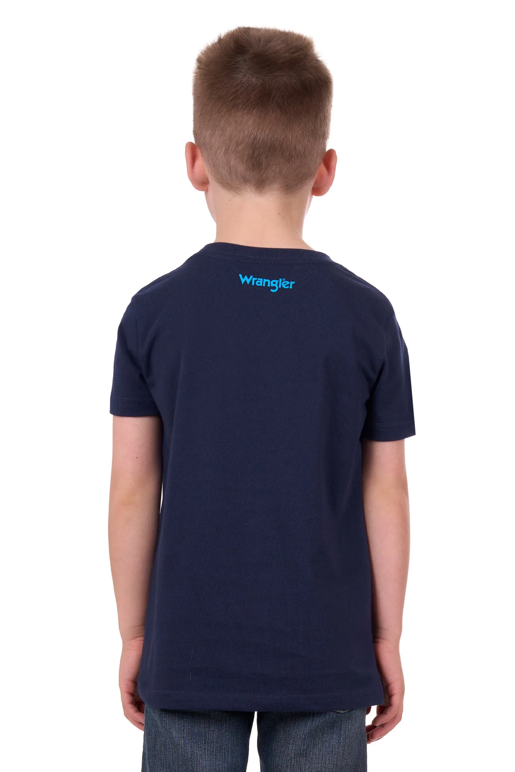 Wrangler Boys Nico SS Tee Navy