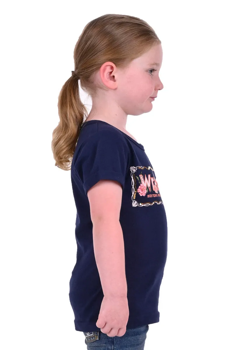 Wrangler Iris Girls SS Tee Navy