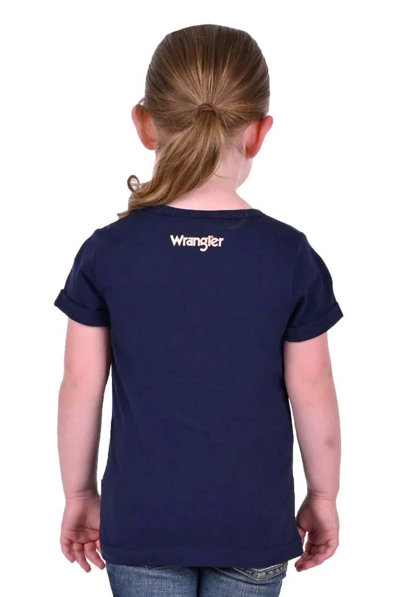 Wrangler Iris Girls SS Tee Navy