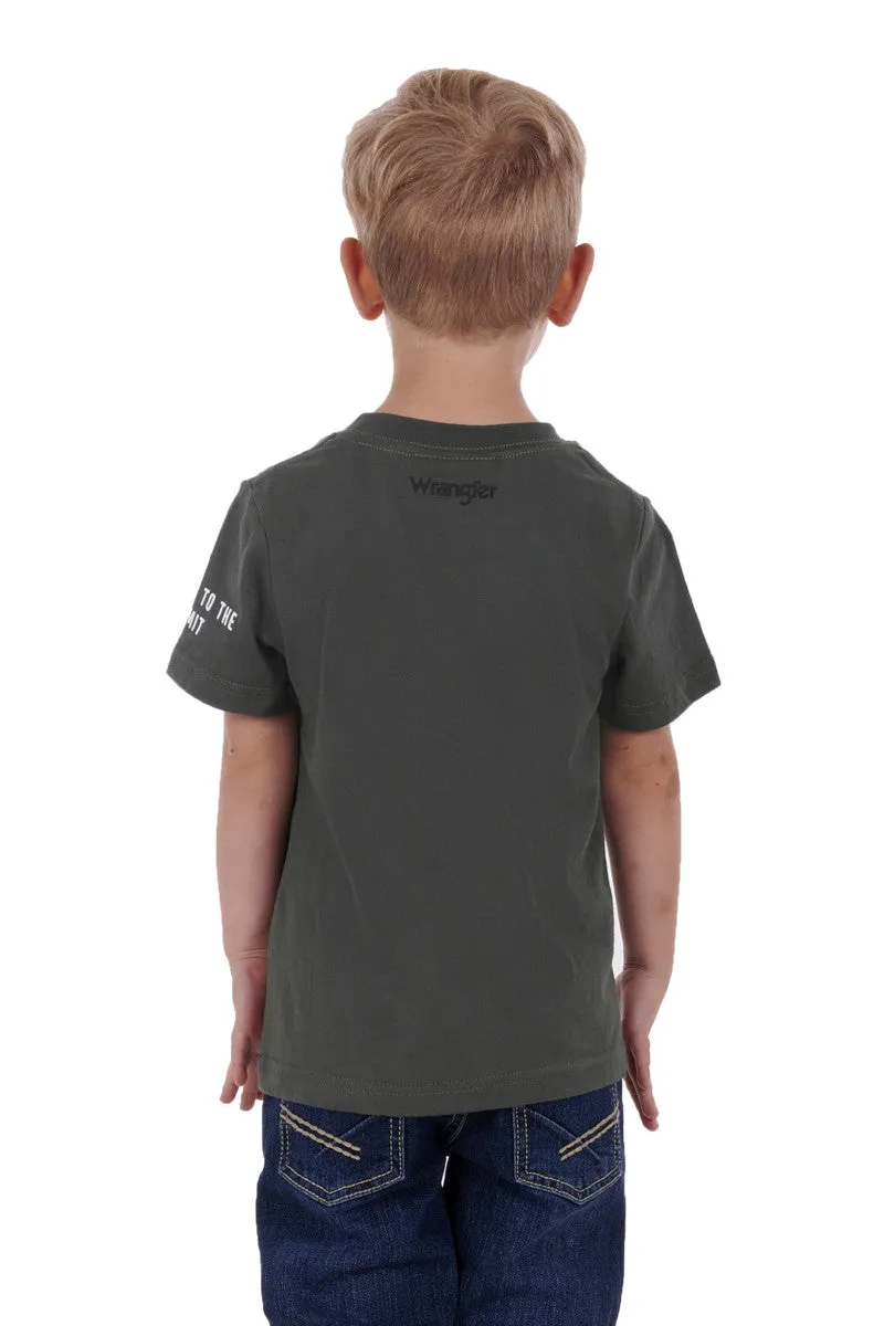 Wrangler Jones Boys SS Tee Cypress