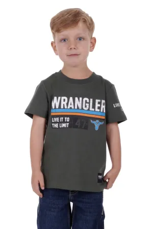 Wrangler Jones Boys SS Tee Cypress