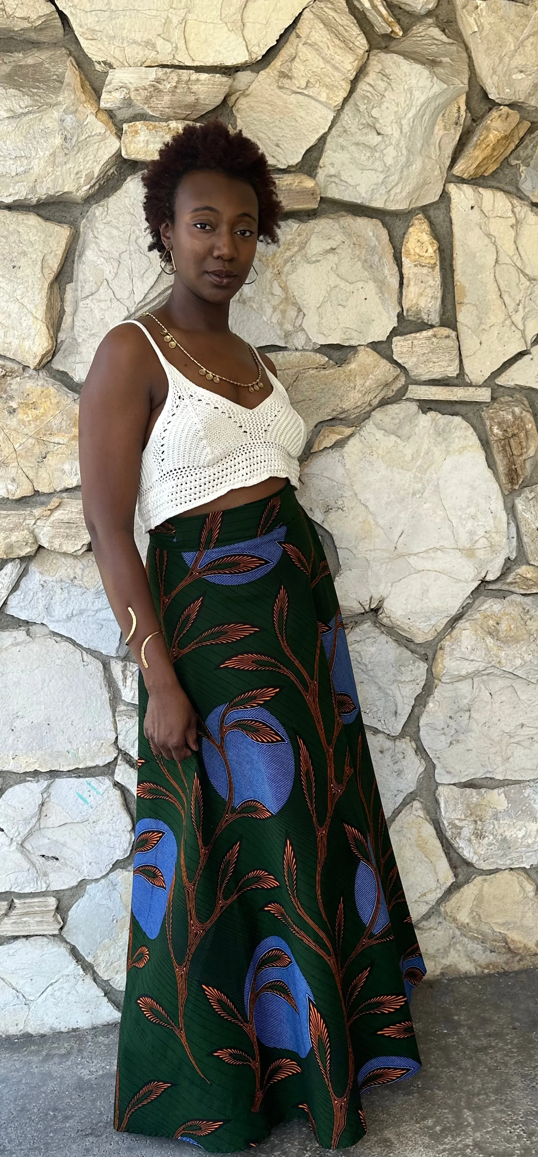 Wrap Skirt Full-Length "Ankama"