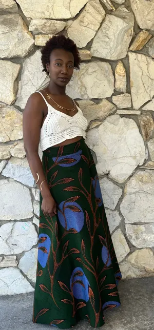 Wrap Skirt Full-Length "Ankama"
