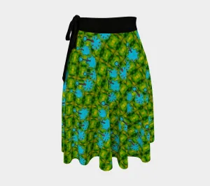 Wrap Skirt (Her/Muliebris)(Grail Night Flower Blue Logo) RJSTH@Fabric#10 RJSTHW2024 RJS