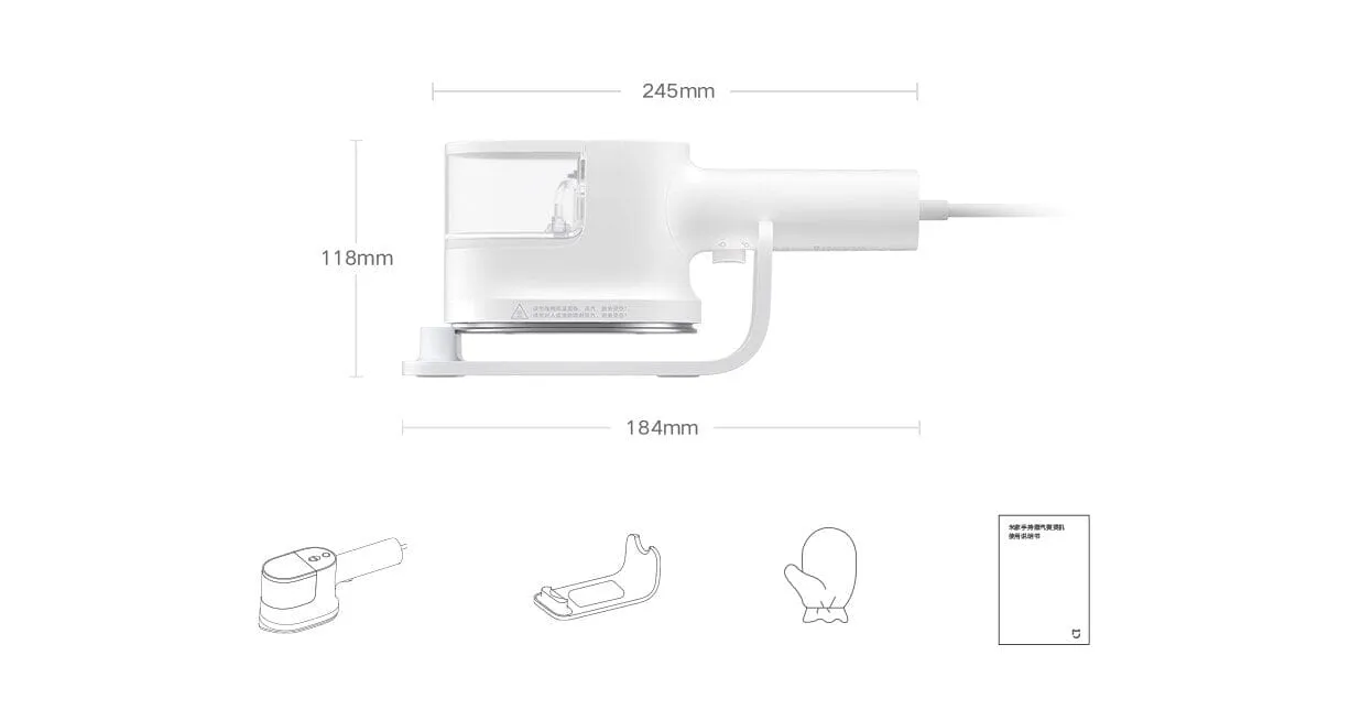 XIAOMI MIJIA Handheld Garment Vertical Steam Iron For Clothes (Bacteria & Mite Removal)