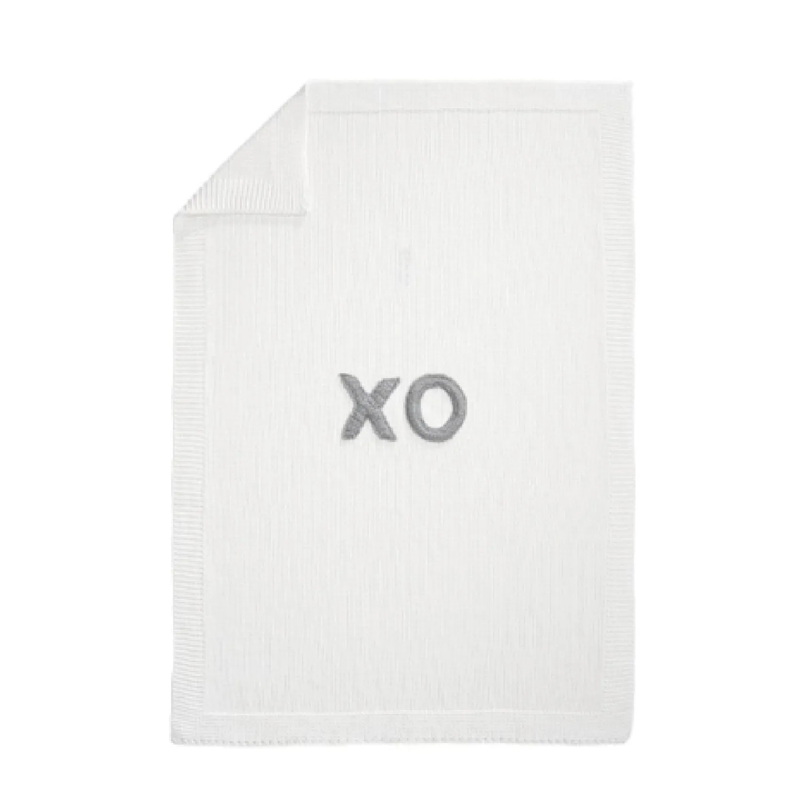 XO Knit Baby Blanket (like new)