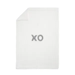 XO Knit Baby Blanket (like new)