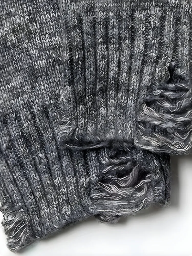 Y2K Goth Off Shoulder Sweater