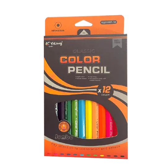 Yalong Classic Color Jumbo Pencil - 4 Styles