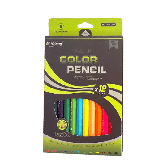 Yalong Classic Color Jumbo Pencil - 4 Styles