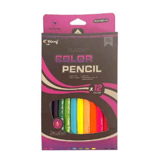 Yalong Classic Color Jumbo Pencil - 4 Styles