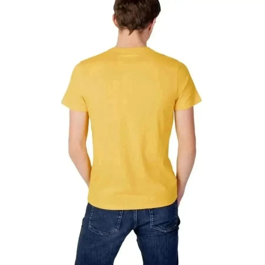 Yellow U.S. Polo Assn. Men’s T-Shirt for Spring and Summer
