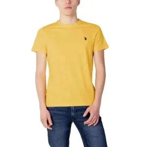 Yellow U.S. Polo Assn. Men’s T-Shirt for Spring and Summer