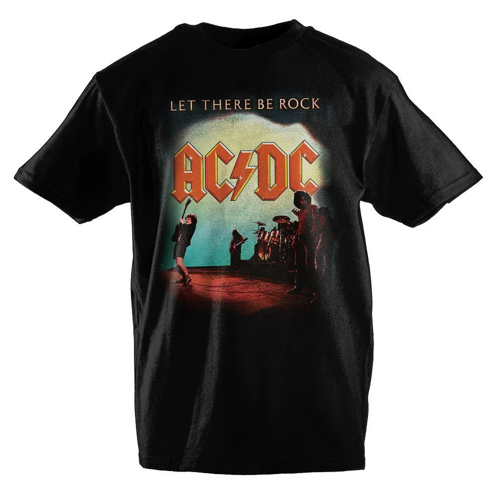 Youth Let There Be Rock ACDC Shirt Boys Graphic Tee