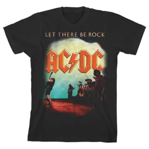 Youth Let There Be Rock ACDC Shirt Boys Graphic Tee